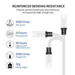 2-Pack Retractable 3-in-1 USB Charger Cables