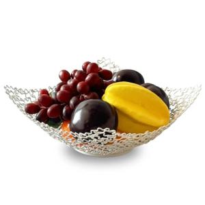 BIOGRAT Handmade Wire Fruit Bowl for Kitchen