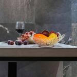 BIOGRAT Handmade Wire Fruit Bowl for Kitchen