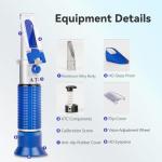NEEBETEK Portable Brix Refractometer for Home Brewing
