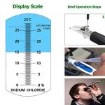 Salinity Refractometer for Accurate Sodium Chloride Measurement