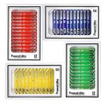 Bysameyee 48-Piece Prepared Microscope Slides Set