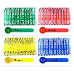 Bysameyee 48-Piece Prepared Microscope Slides Set