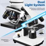 Fitense 40X-2000X Monocular Microscope Kit