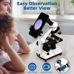 Fitense 40X-2000X Monocular Microscope Kit