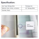 20 Prepared Microscope Slides for Biology & Pathology