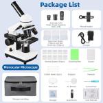 Fitense 40X-2000X Monocular Microscope Kit