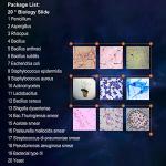 20 Prepared Microscope Slides for Biology & Pathology