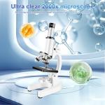 Poothoh 40-2000X Compound Microscope with Slides