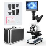 Vabiooth Trinocular Microscope 40X-2500X with LCD Screen
