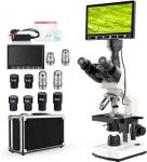 Trinocular Compound Microscope with 5MP Camera