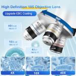 Poothoh 40-2000X Compound Microscope with Slides