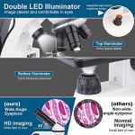 BEBANG Monocular Microscope with 40X-2000X Magnification