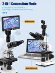 Trinocular Compound Microscope with 5MP Camera