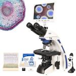Trinocular Compound Microscope with 9" LCD Screen