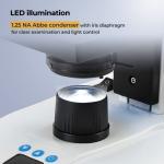 Vabiooth Monocular Microscope 40X-2500X with LCD Screen