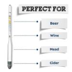Fermentaholics Hydrometer for Homebrew Testing