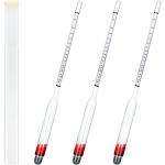 3-Pack Alcohol Hydrometer for Distilling Liquor