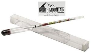 North Mountain Supply Glass Triple Scale Hydrometer