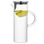 Karafu 50 Oz Glass Pitcher with Handle & Lid