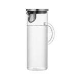 Karafu 50 Oz Glass Pitcher with Handle & Lid