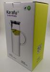Karafu 50 Oz Glass Pitcher with Handle & Lid