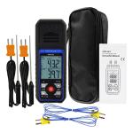 Digital K Type Thermocouple Thermometer with Dual Channels