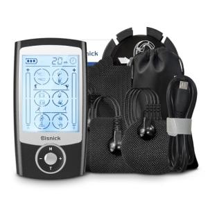 Bisnick TENS EMS Muscle Stimulator with 12 Pads