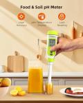 Digital pH Meter for Food and Soil Testing
