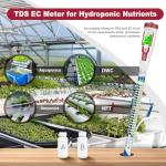 Digital PPM TDS Meter for Hydroponics & Gardens