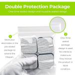 AUVON TENS Unit Replacement Pads Set, 20 Packs