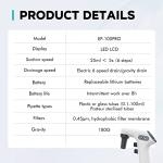 Electronic Pipettor with LCD Display and Rechargeable Battery