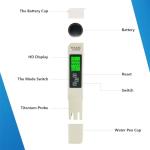 JiocoVino A1 3-in-1 TDS Water Meter