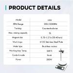 Magnetic Stirrer Hot Plate 5" - 3L Capacity