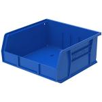 Akro-Mils Stackable Plastic Storage Bins, Blue 6-Pack