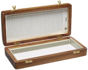 Wooden Slide Storage Box for 50 Slides
