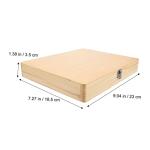 Wooden Microscope Slide Storage Box with Compartments