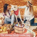 Leakproof Car Trash Can and Storage Bag - Beige