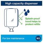 Tork High Capacity Centerfeed Roll Dispenser, Red