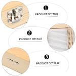 Wooden Microscope Slide Storage Box with Compartments