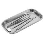 Stainless Steel Dental Procedure Tray for Labs