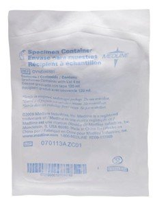 Sterile 4 oz. Leak-Resistant Specimen Containers - 100 Pack