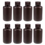 100ml Plastic Lab Chemical Reagent Bottles - 8pcs