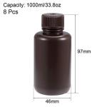 100ml Plastic Lab Chemical Reagent Bottles - 8pcs