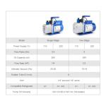 Stonylab Compact Rotary Vane Vacuum Pump 3.5 CFM