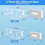 Wall-Mounted Disposable Glove Holder - 2 Pack