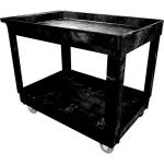Rubbermaid 2-Shelf Utility Cart with Lipped Shelves