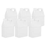 64 oz Clear Plastic Jugs with Lids – 6 Pack