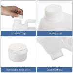 64 oz Clear Plastic Jugs with Lids – 6 Pack