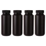 Amber Reagent Bottles - 500ml, 4 Pack